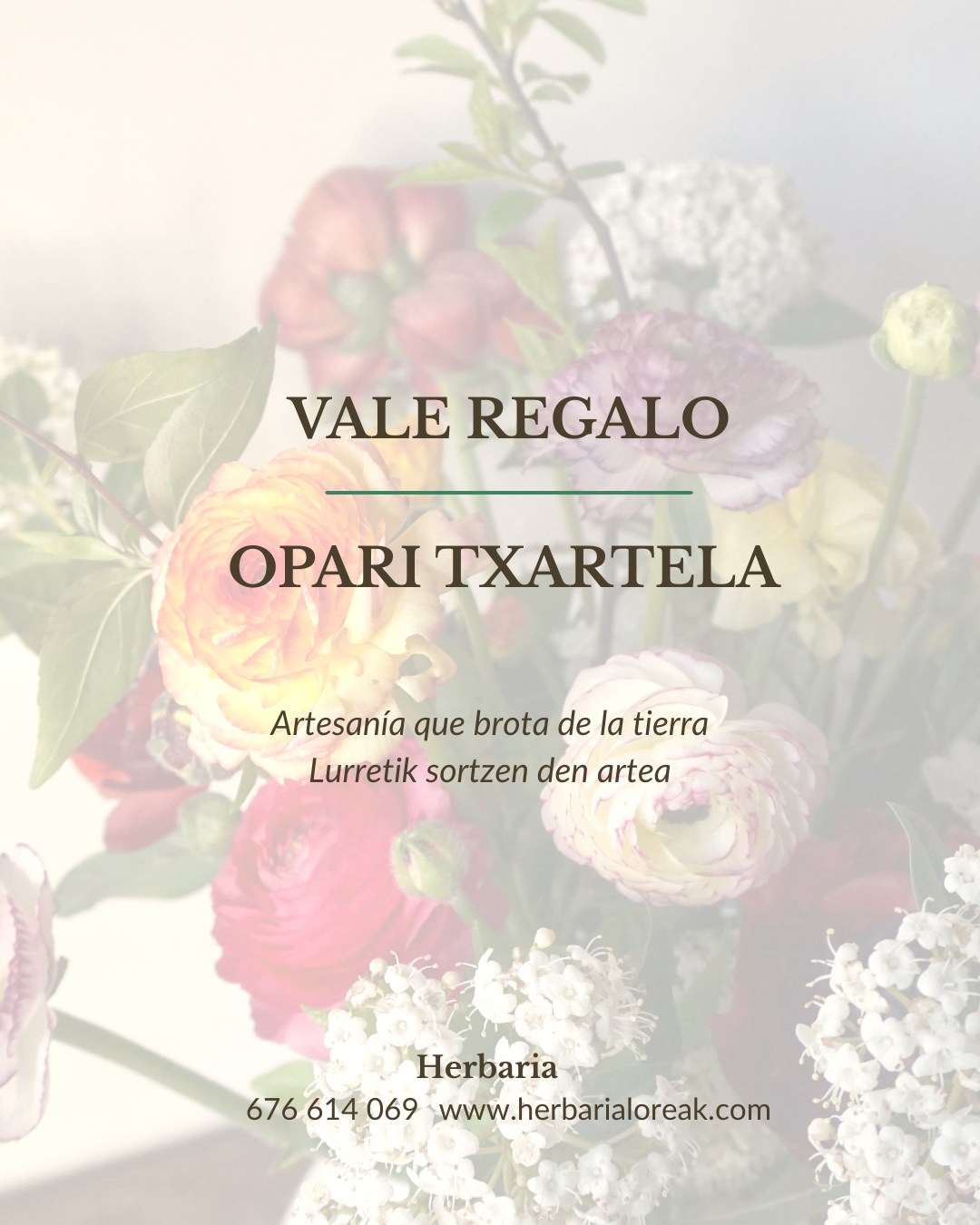 Vale regalo Herbaria